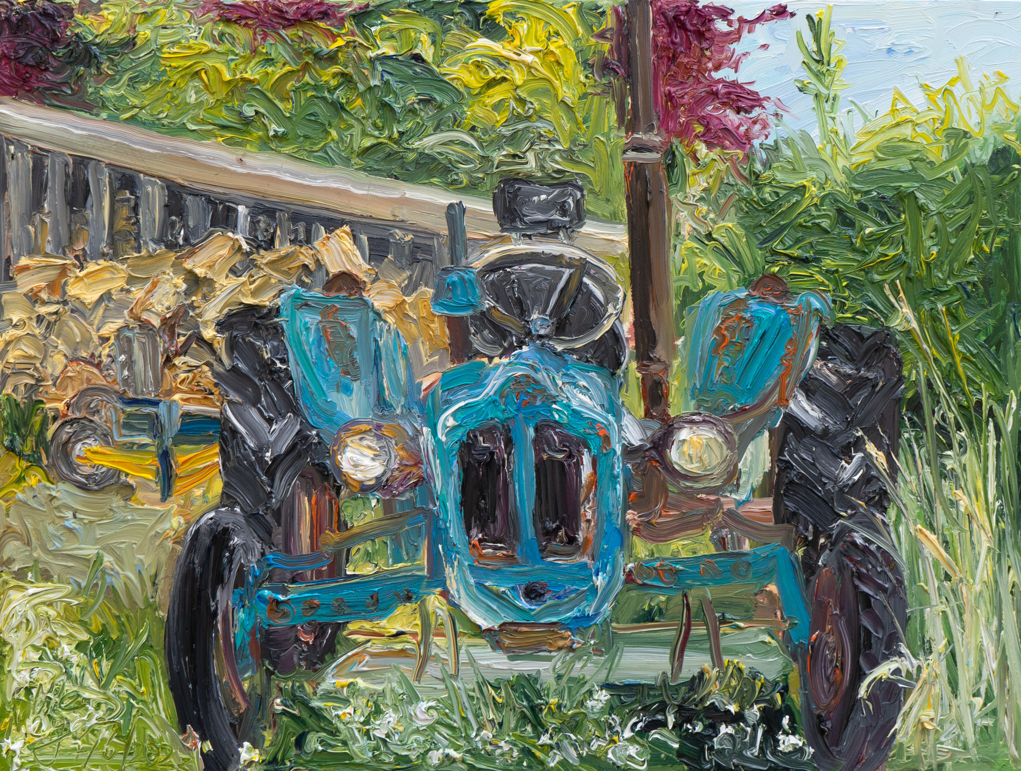 Picture "Old tractor / Ærø" (2023)