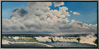 Picture "Cumulus clouds over the North Sea" (2024)