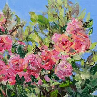 Bild "Pink roses II" (2021)