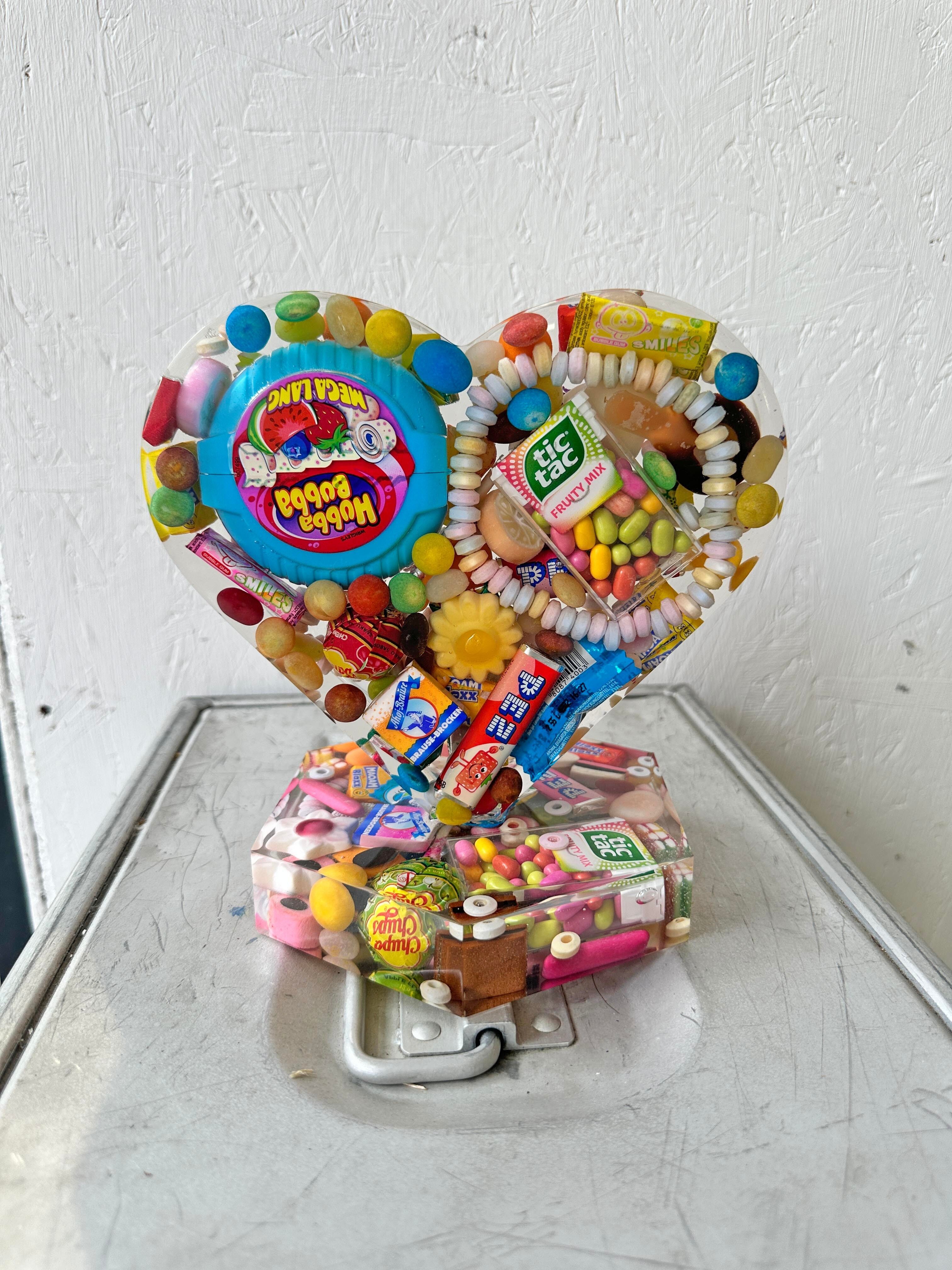 Skulptur "Candy Herz" (2024)