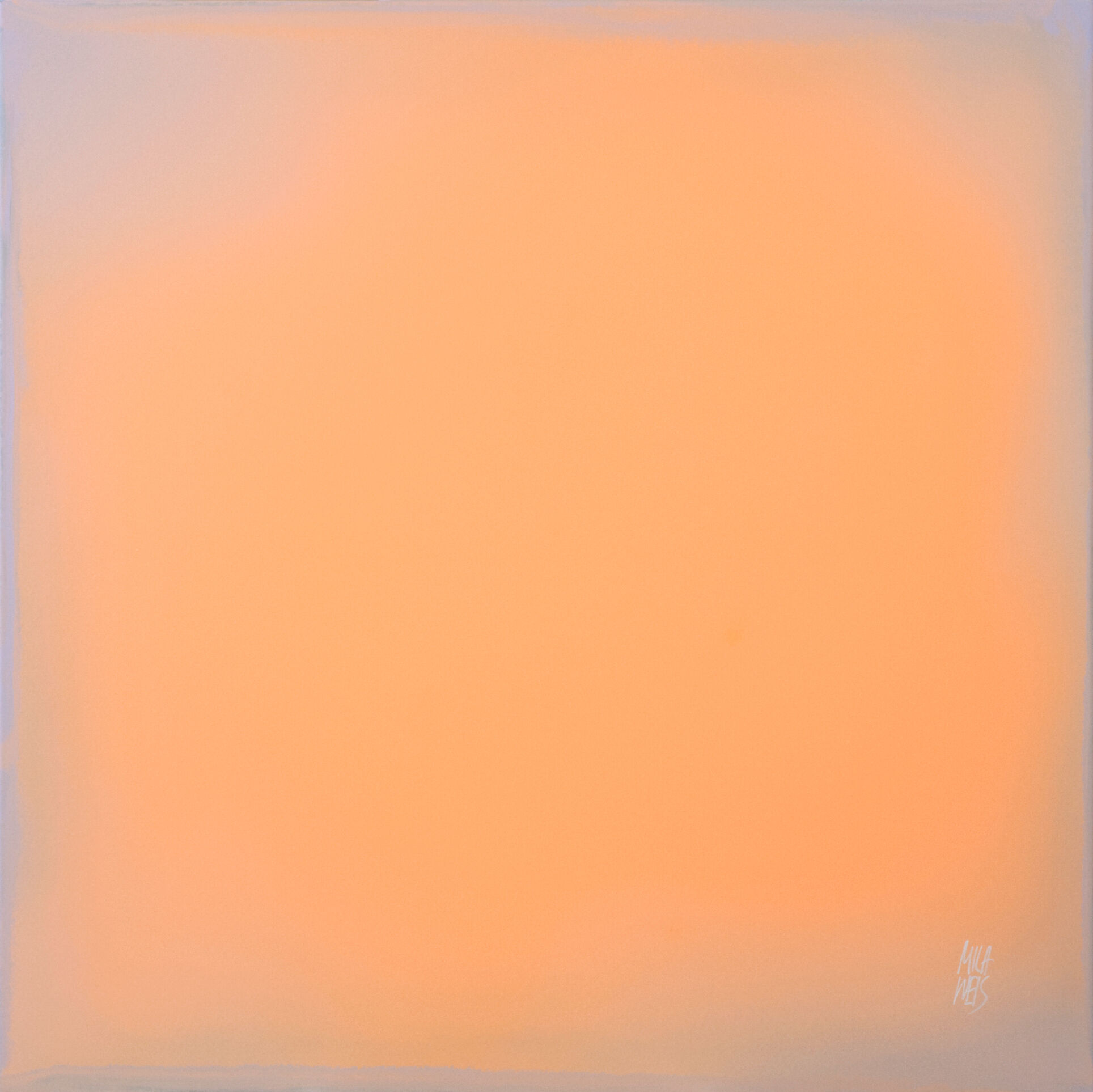 Bild "The Beginning / Peach Fuzz Summer" (2024)
