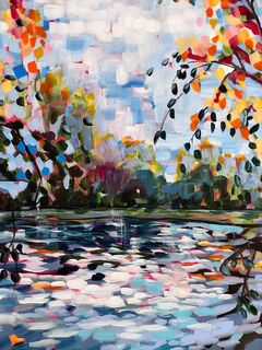 Picture "Autumn At The Pond 1" (2023)