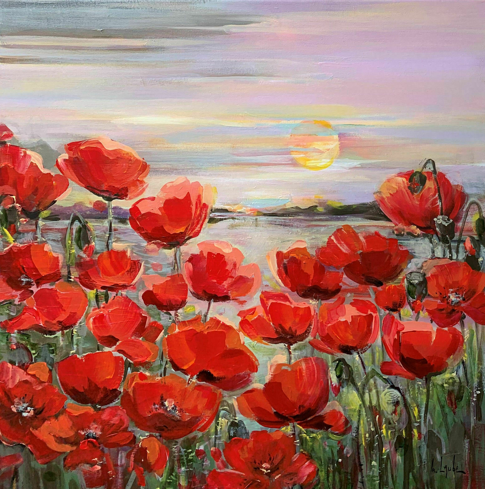 Bild "Poppy flowers II" (2023)