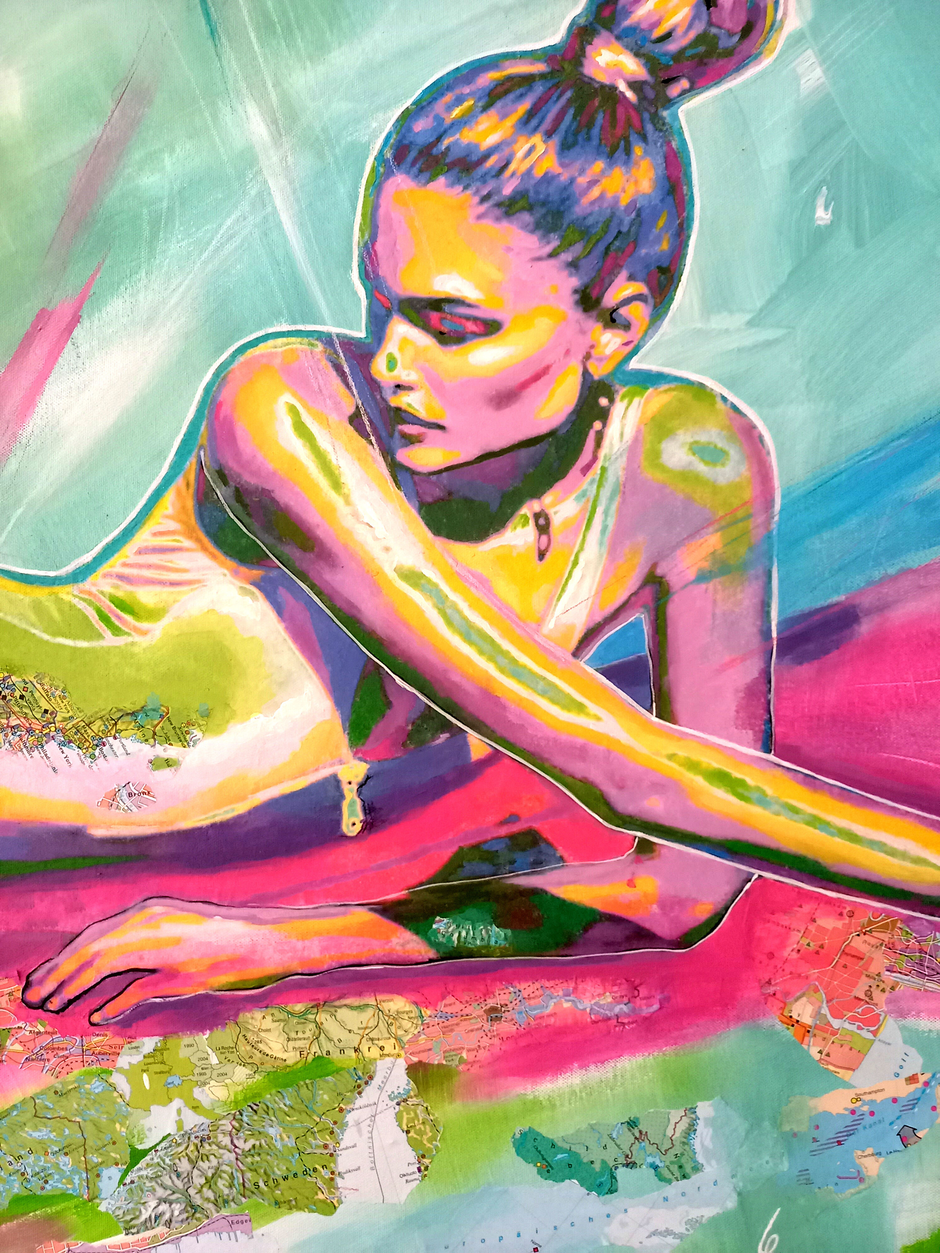 Picture "The bather XV - part of it" (2024)