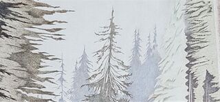 Bild "Mann, Wald, Formen" (2013)