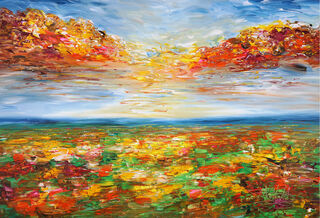 Bild "Beautiful Summer Landscape XL 9" (2023)