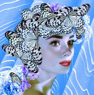 Bild "Audrey & Schmetterlinge" (2022)