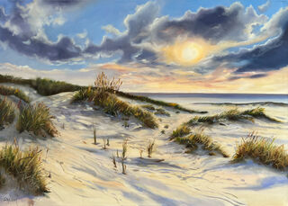 Picture "Sylt dunes at sunset (#230912)" (2023)