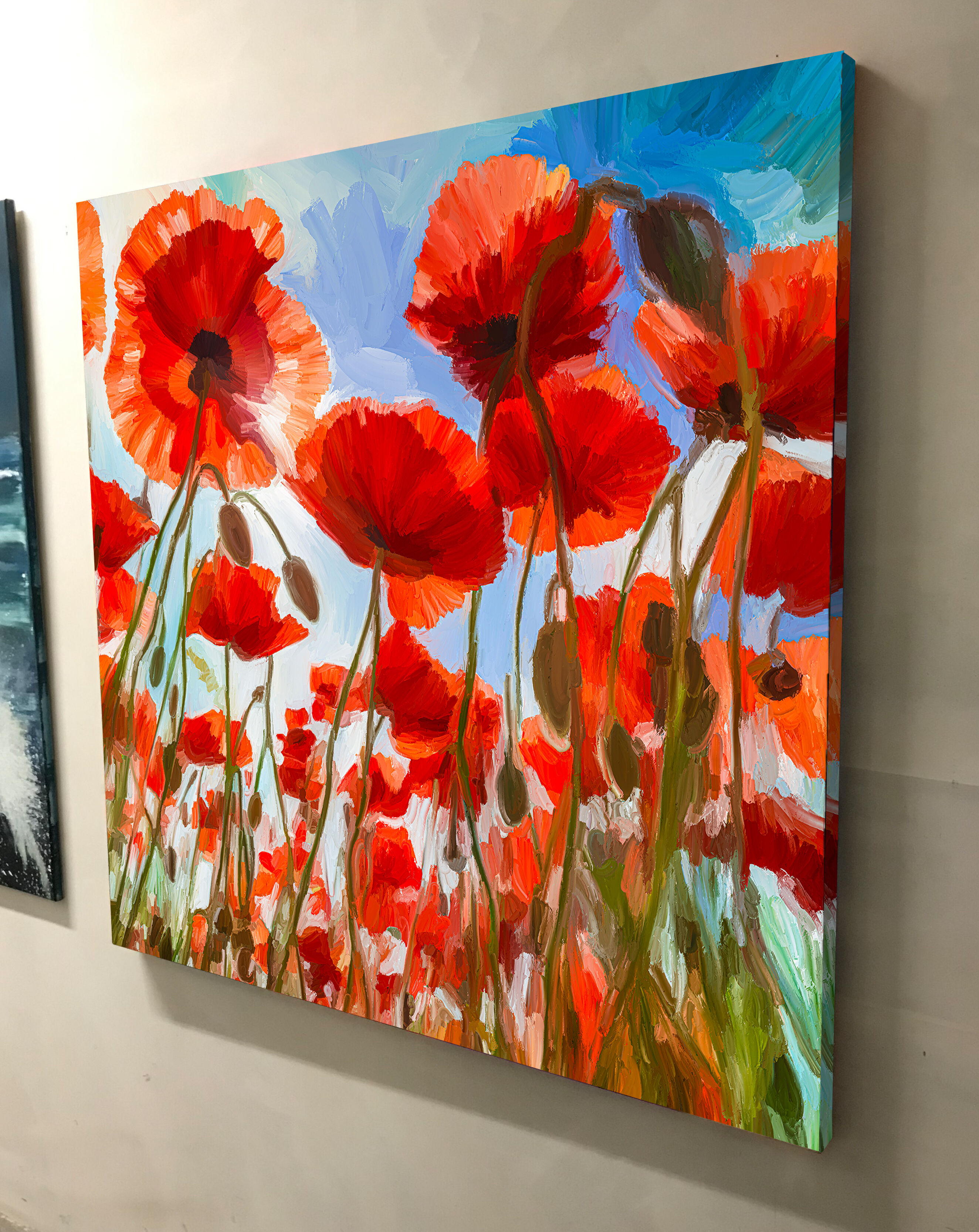 Picture "Poppies from below" (2024)