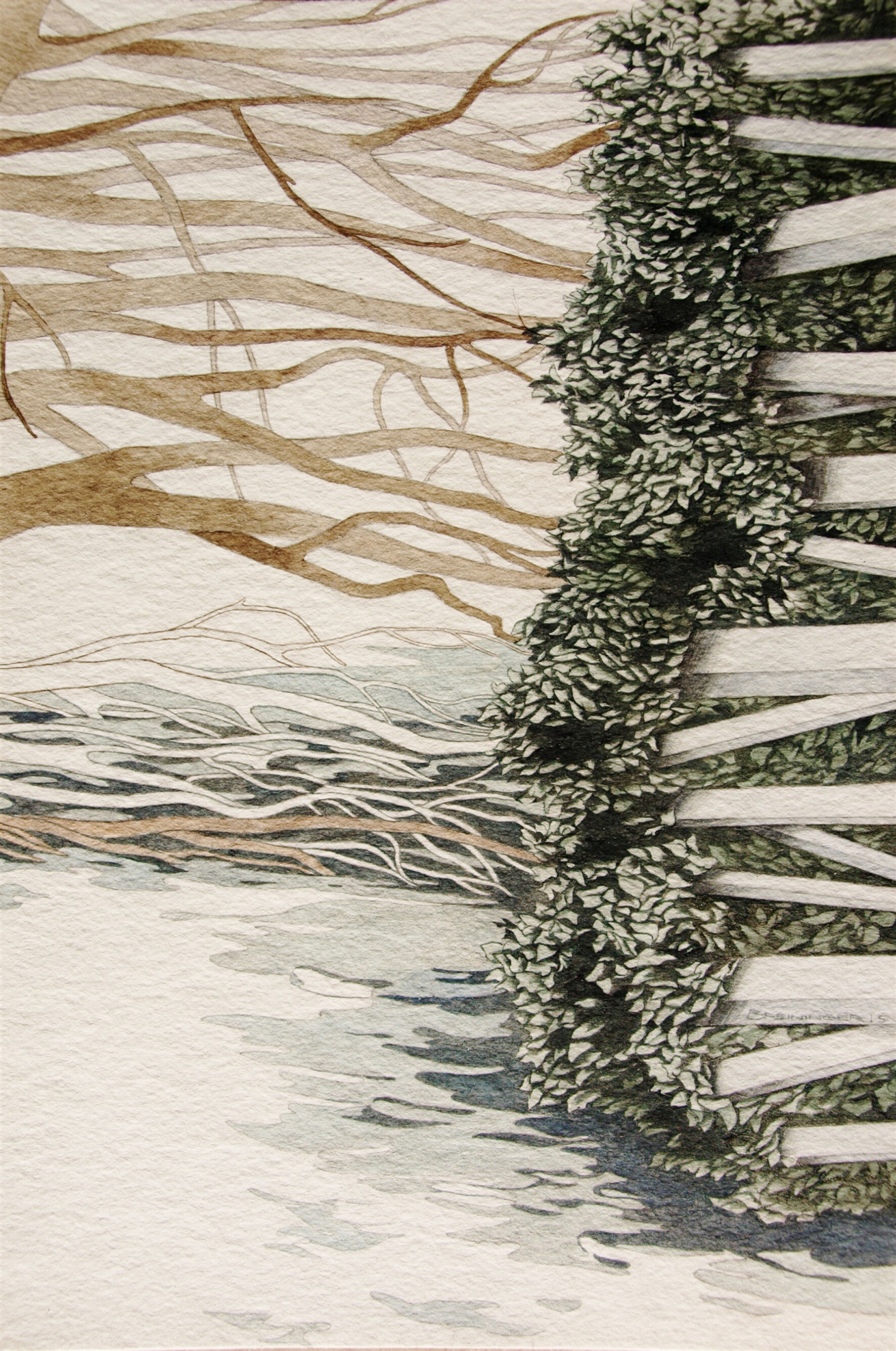 Picture "Branch, Wood, Green" (2015)