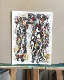 Picture "People abstract No. V" (2024)