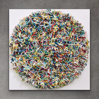 Sculpture "Paperwork & Pearls #11" (2024)