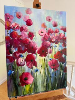 Bild "Poppies Land 11" (2024)