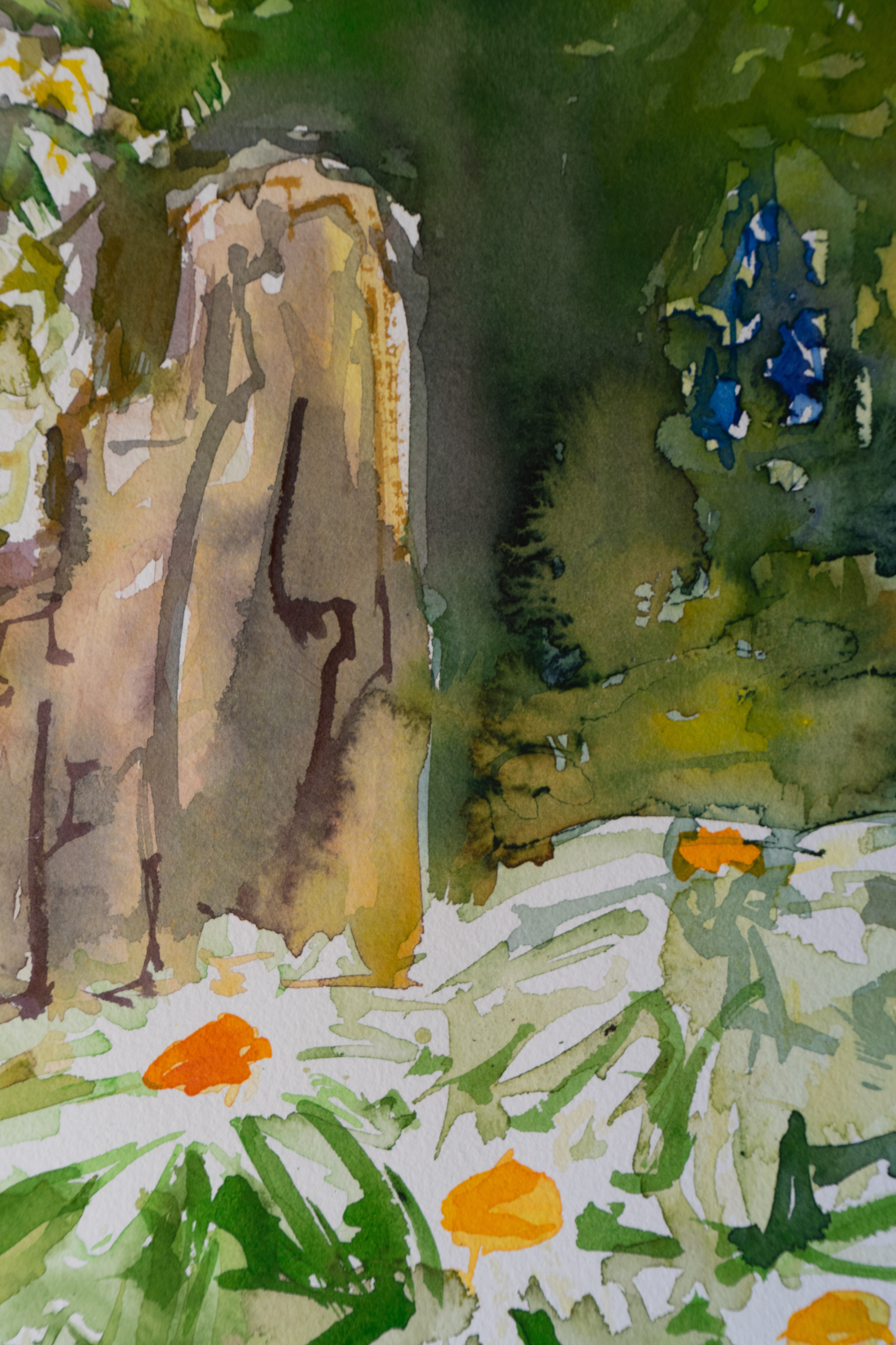 Picture "July garden" (2022)