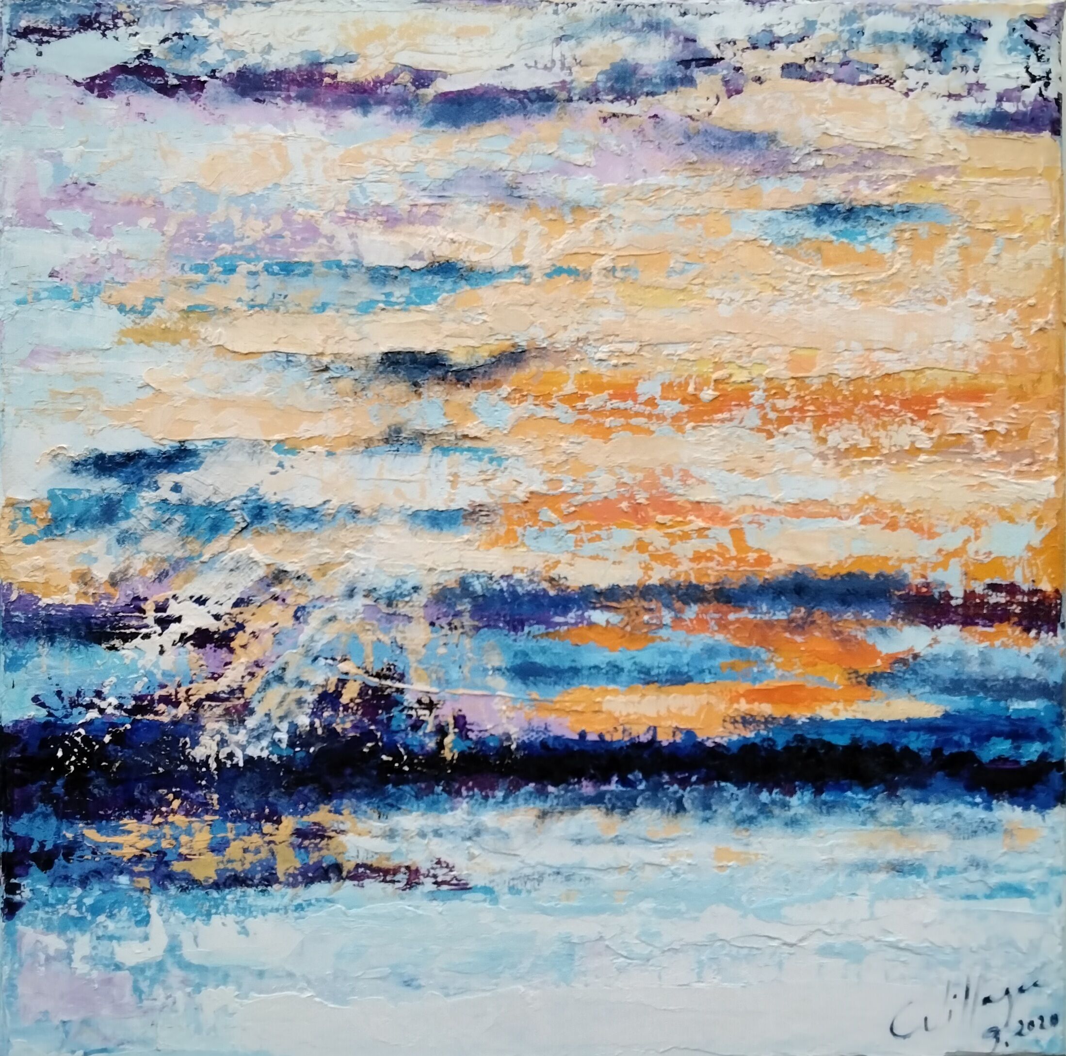 Picture "Imposing sky" (2020)