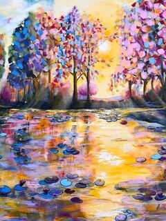 Bild "Sunshine On The Pond 10" (2023)