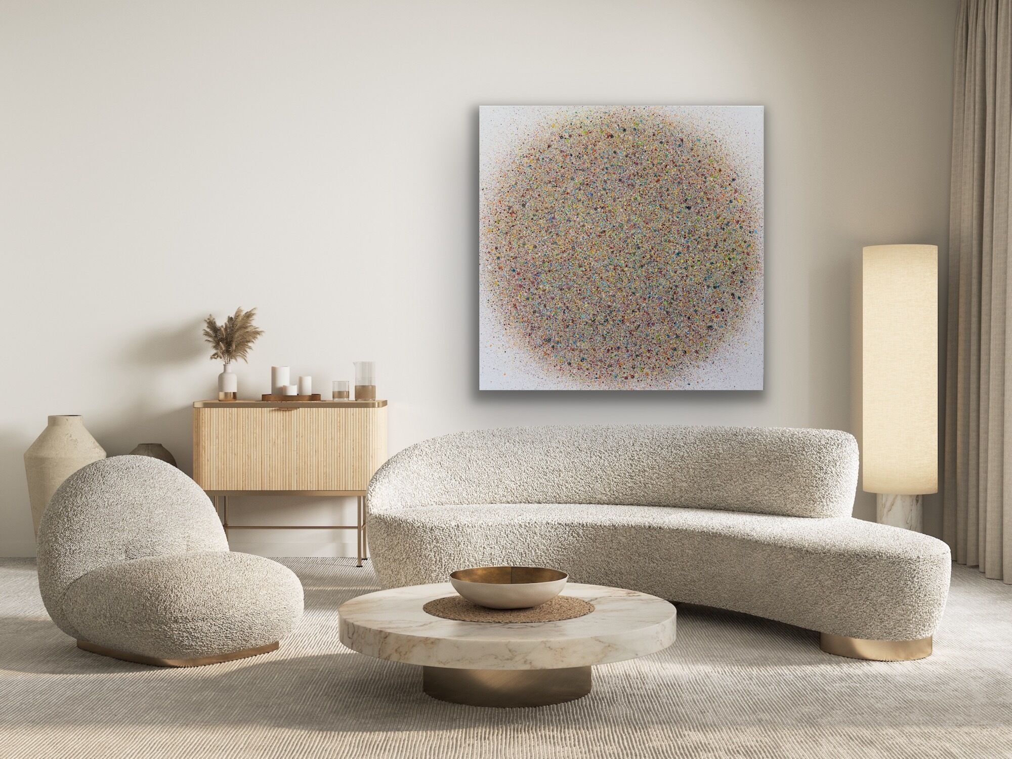 Bild "Diverging Dot #3" (2021)