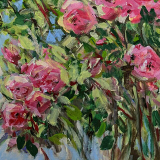 Picture "Pink roses II" (2021)