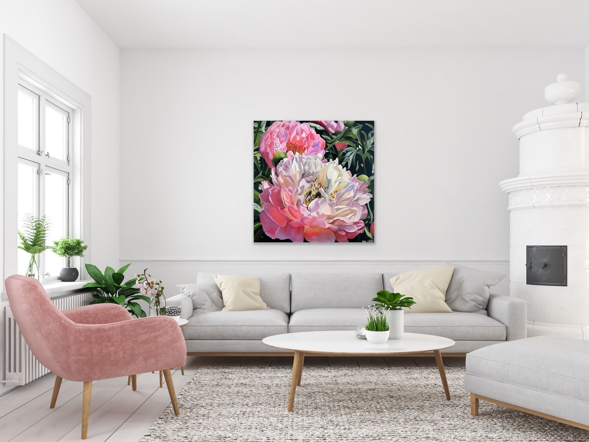 Bild "Pfingstrosen | Peony blossom (no. 221003)" (2022)