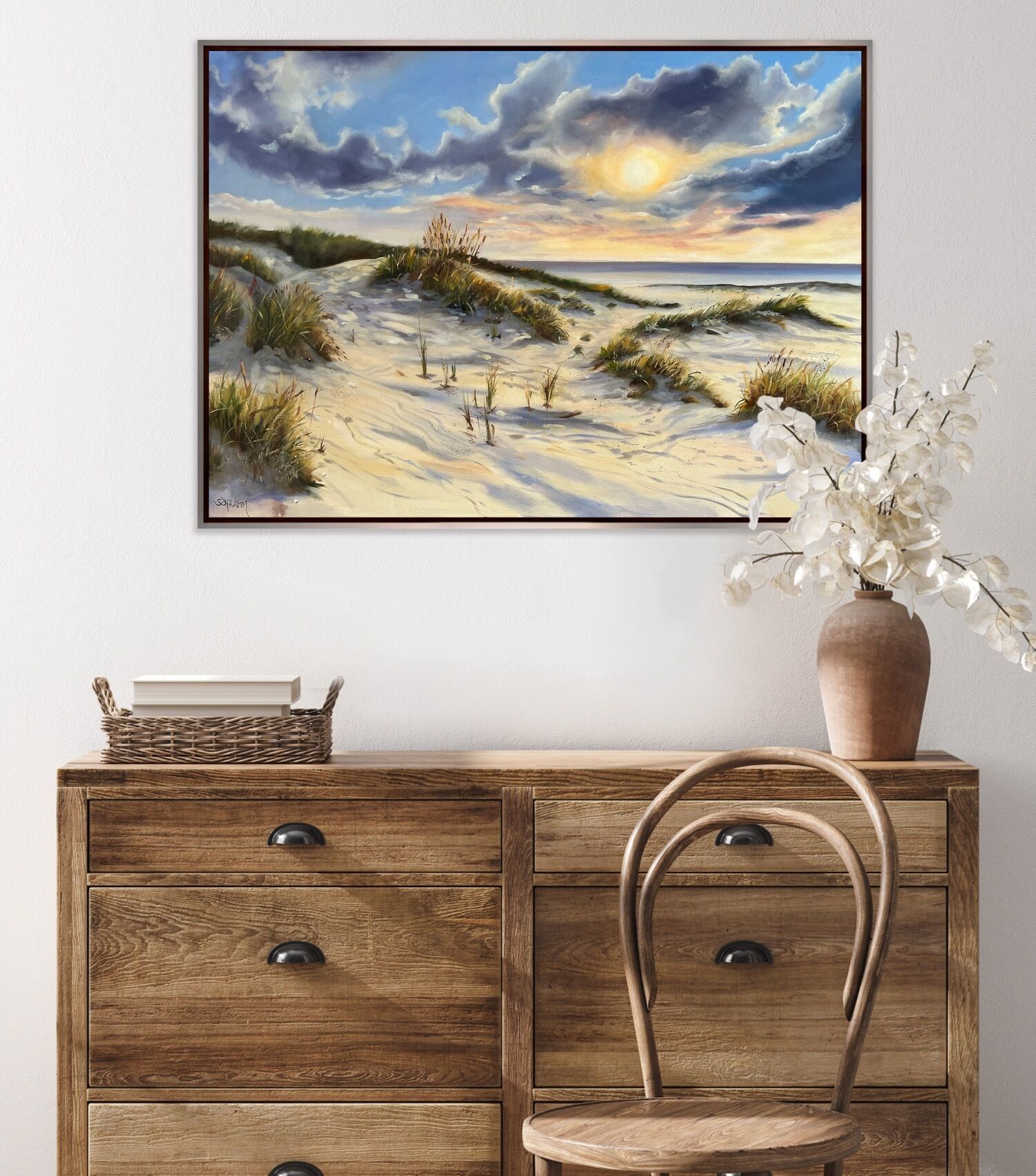Picture "Sylt dunes at sunset (#230912)" (2023)