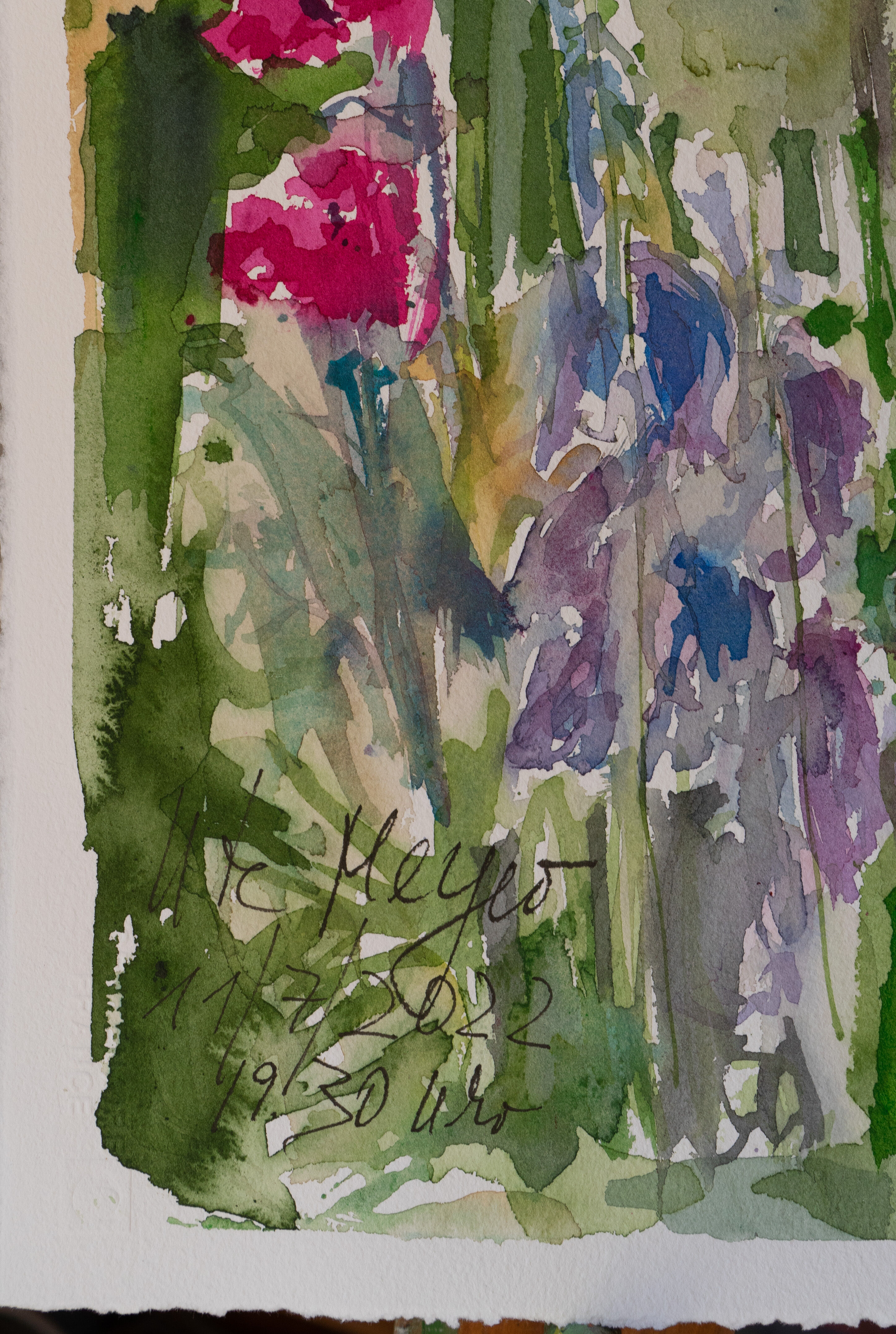 Picture "July garden" (2022)
