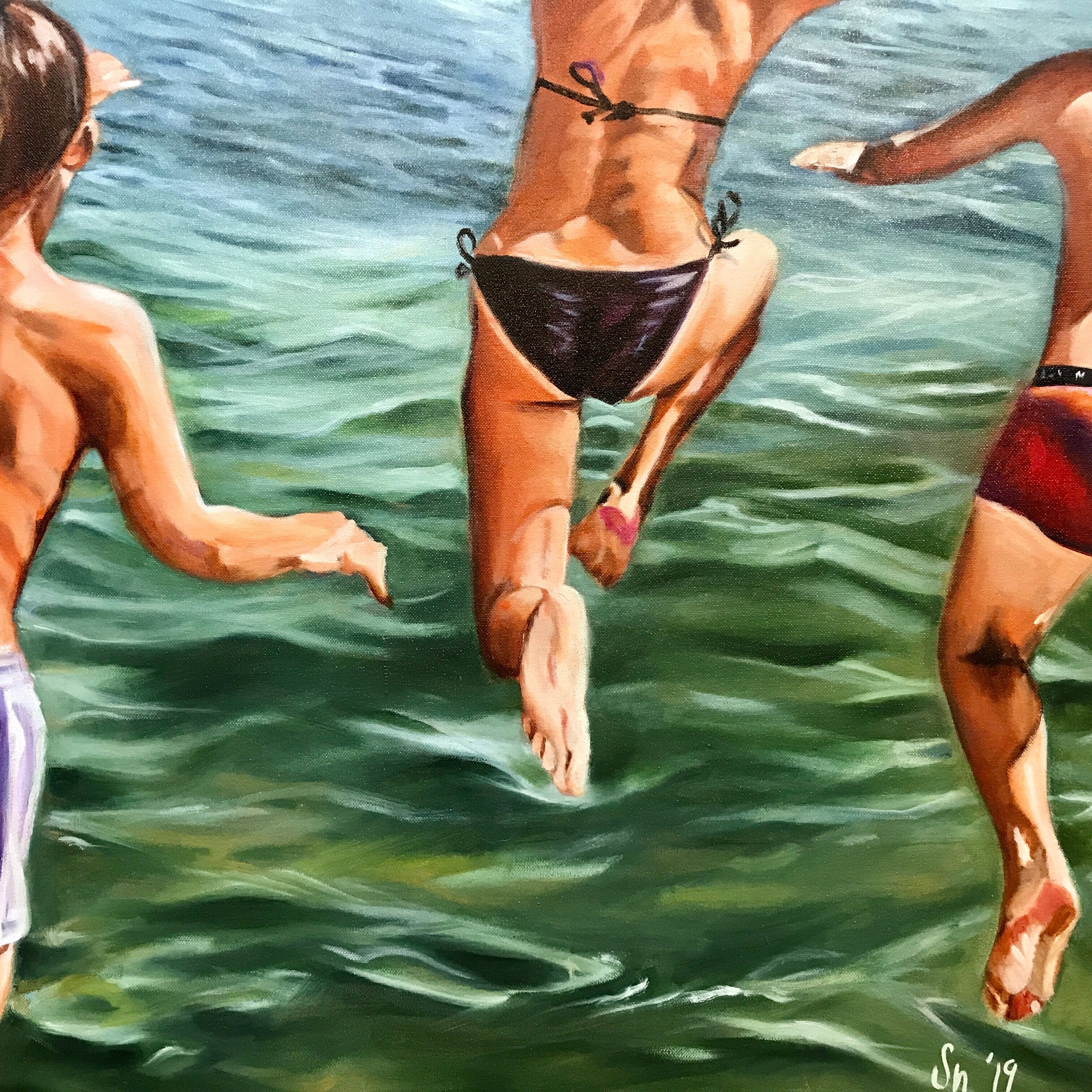 Bild "Sprung ins Wasser" (2022)