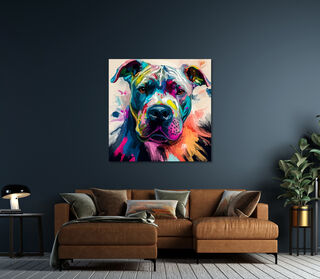 Picture "Colorful dog" (2023)