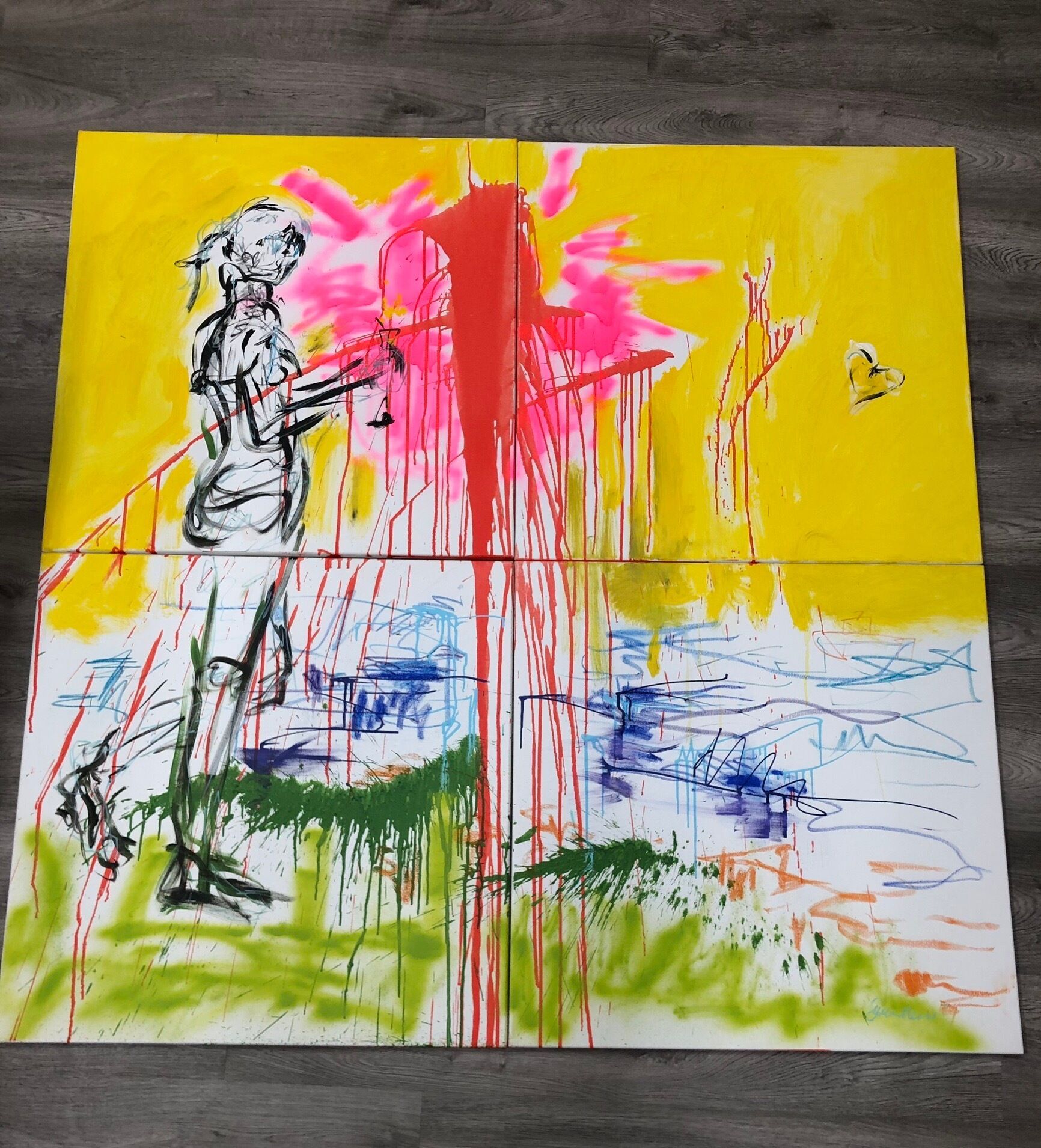 Picture "Sunset on the North Sea" (2021)