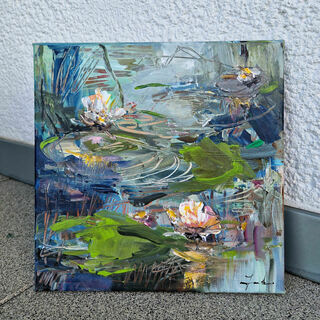 Picture "A little lily pond II" (2024)