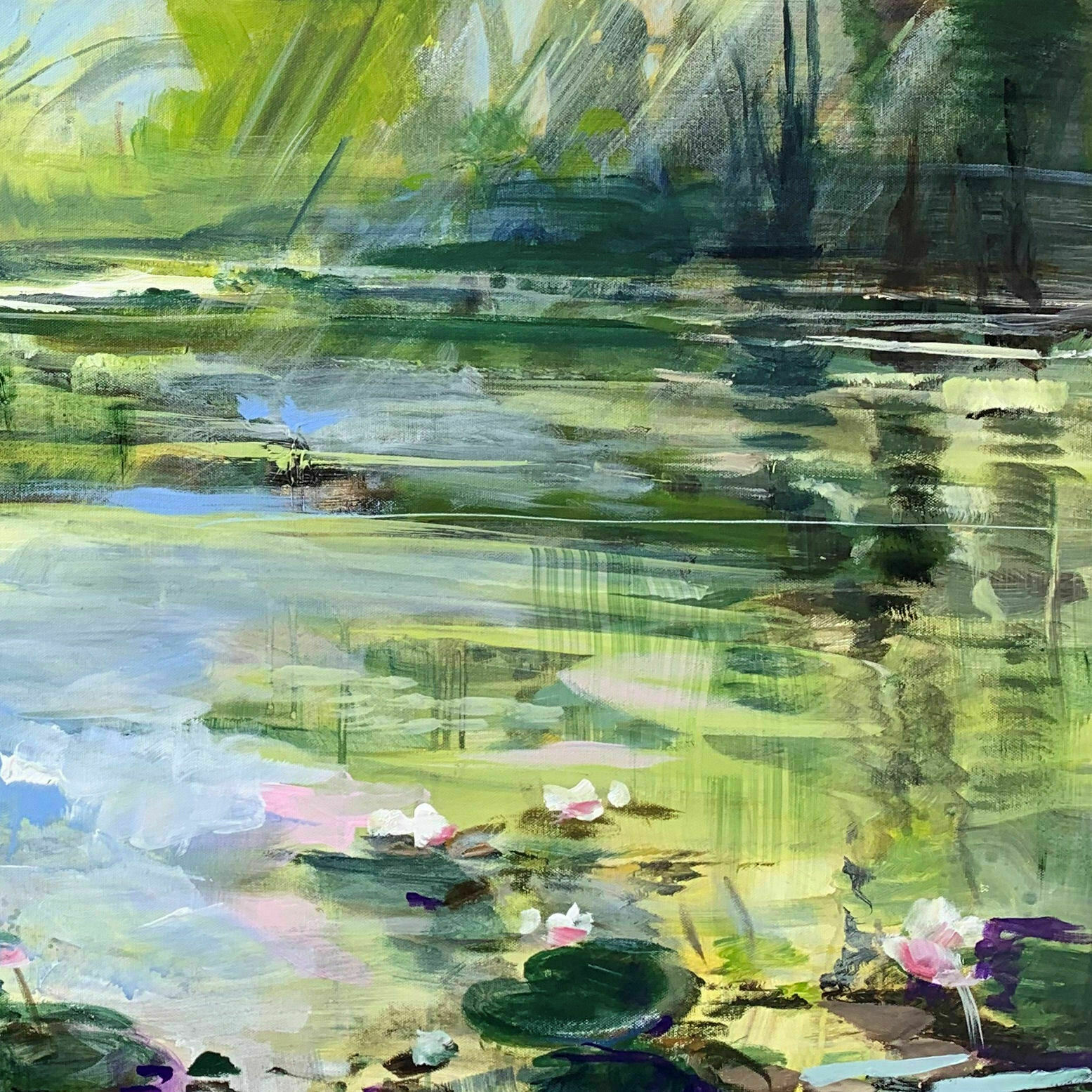 Picture "Summer pond" (2021)