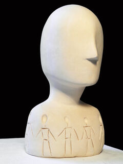 Sculpture "CREATOR D (Delta): Know Thyself!" (2024)