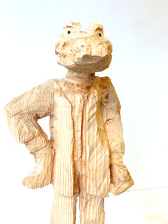 Sculpture "Crocodile man" (2023)