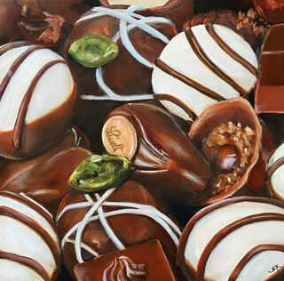 Picture "Temptation" chocolates (work no. 201205)" (2020)
