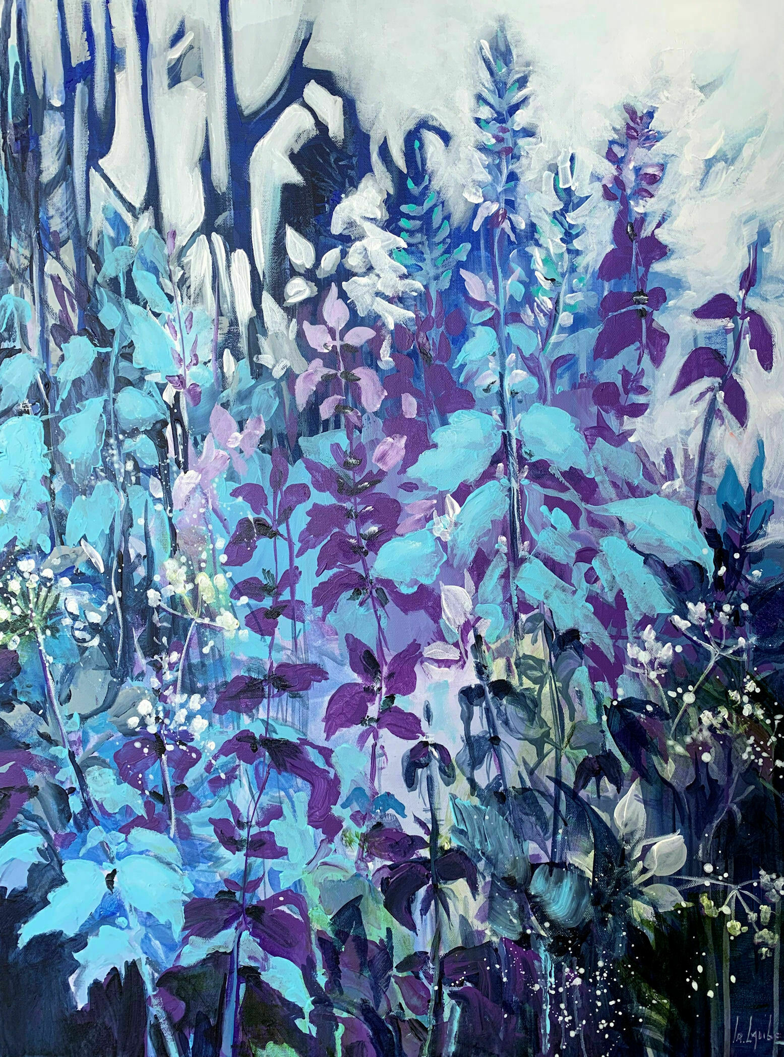 Picture "Blue garden" (2023)