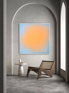 Picture "The Beginning /Peach Fuzz In Blue" (2023)