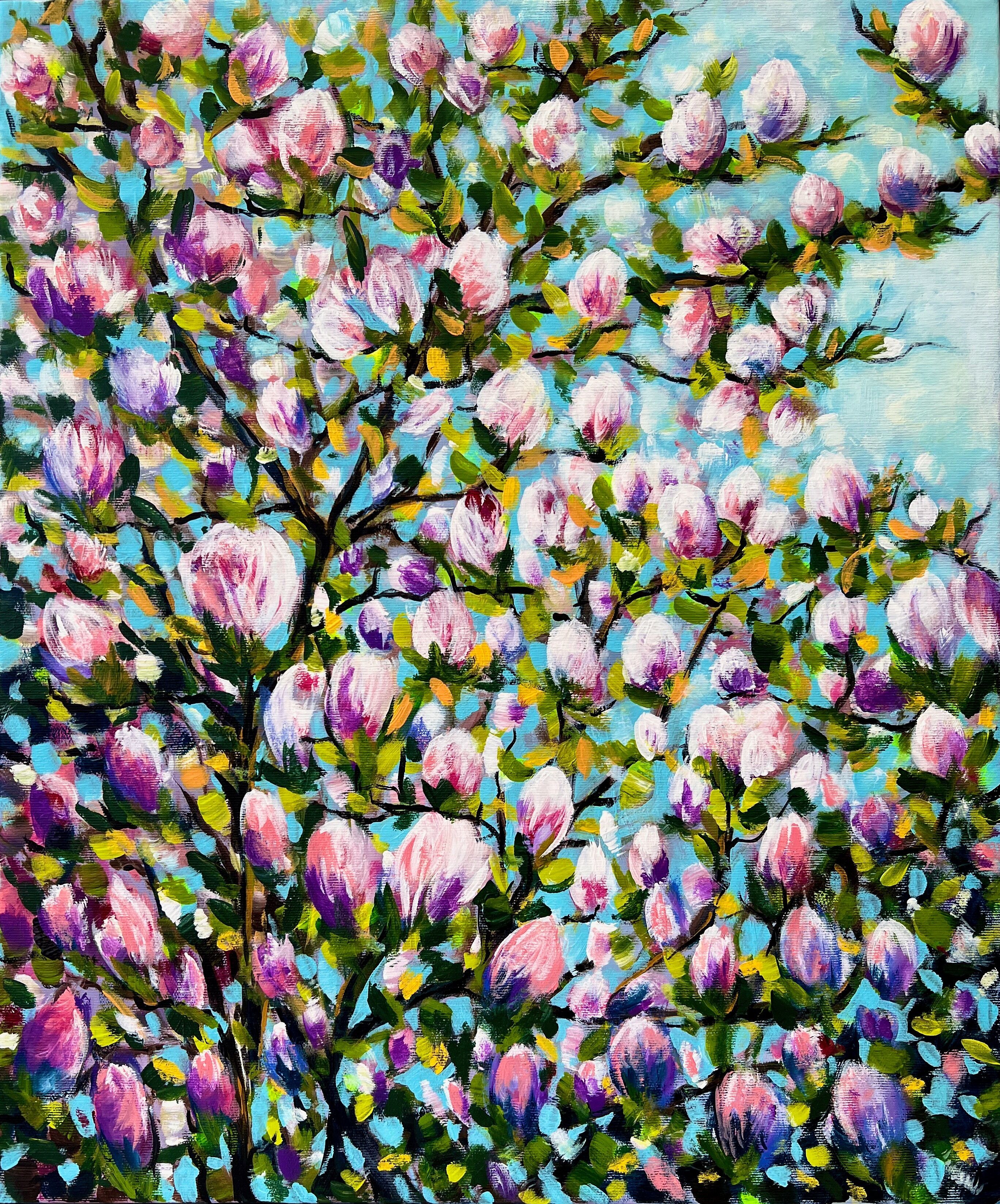 Bild "Magnolia flowers" (2023)