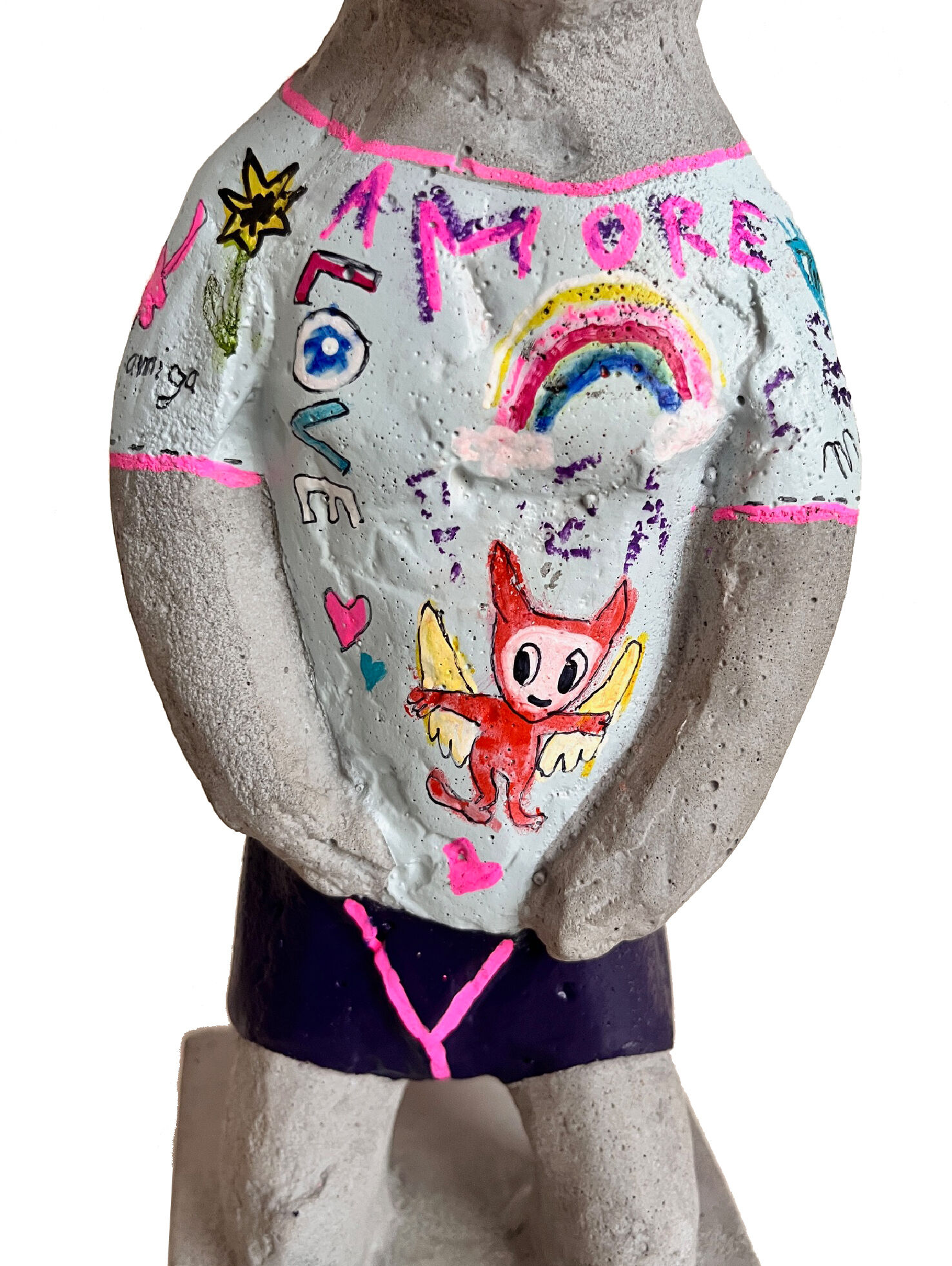 Skulptur "Paloma, die Superheldin" (2024)