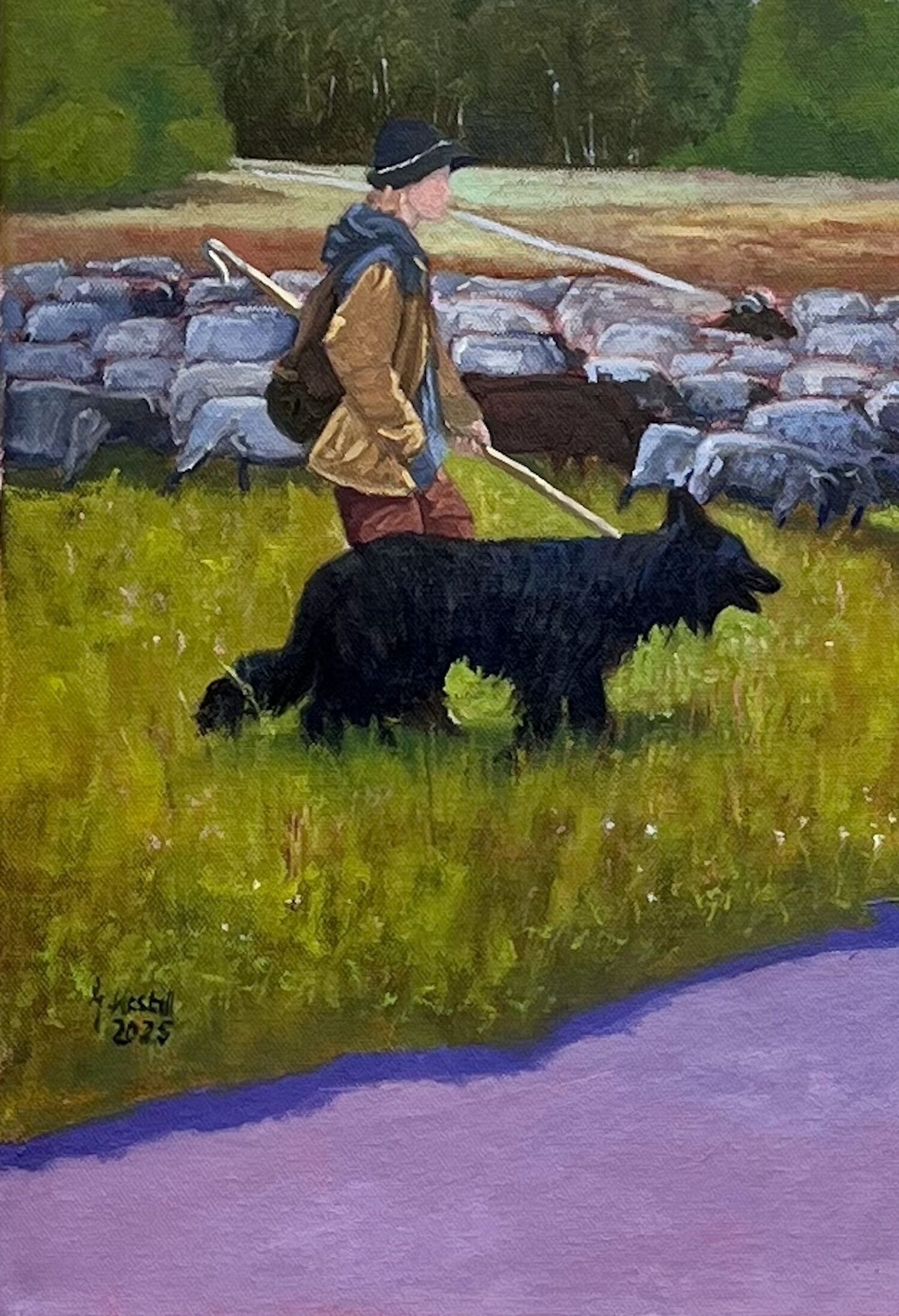 Picture "Ge(mäh)chlich in the Schneverdinger Heide" (2025)