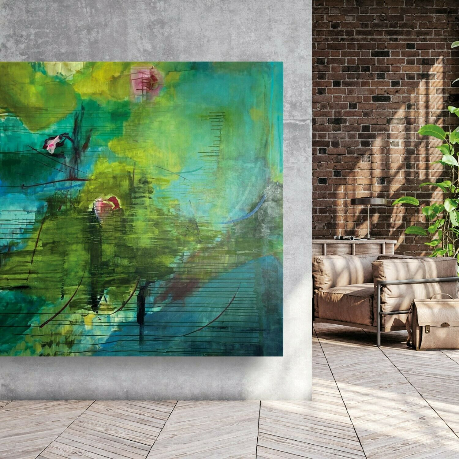 Bild "Der blaue Garten der Sehnsucht" (2022)