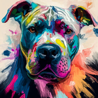 Picture "Colorful dog" (2023)