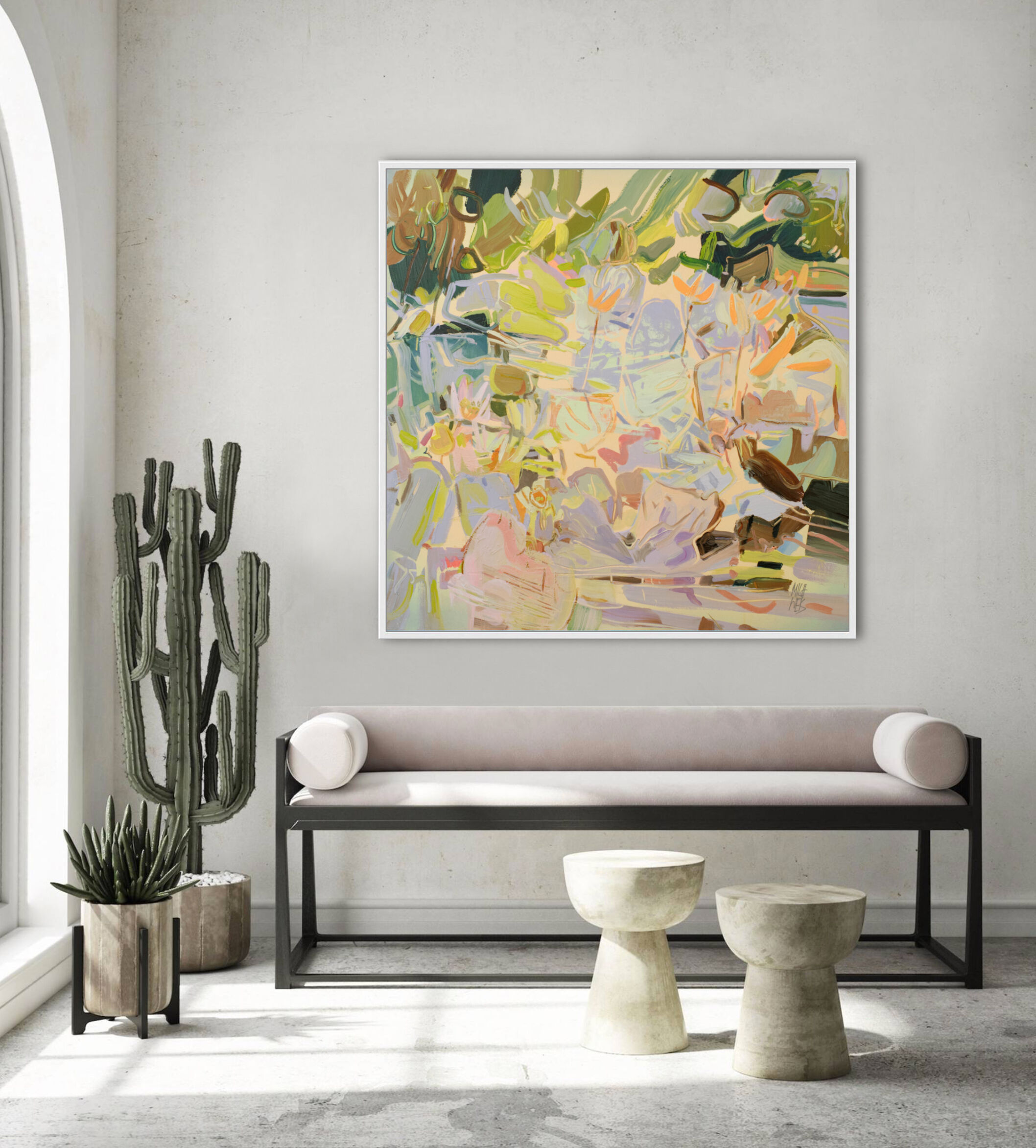 Picture "Water Lilies In Peach" (2024)