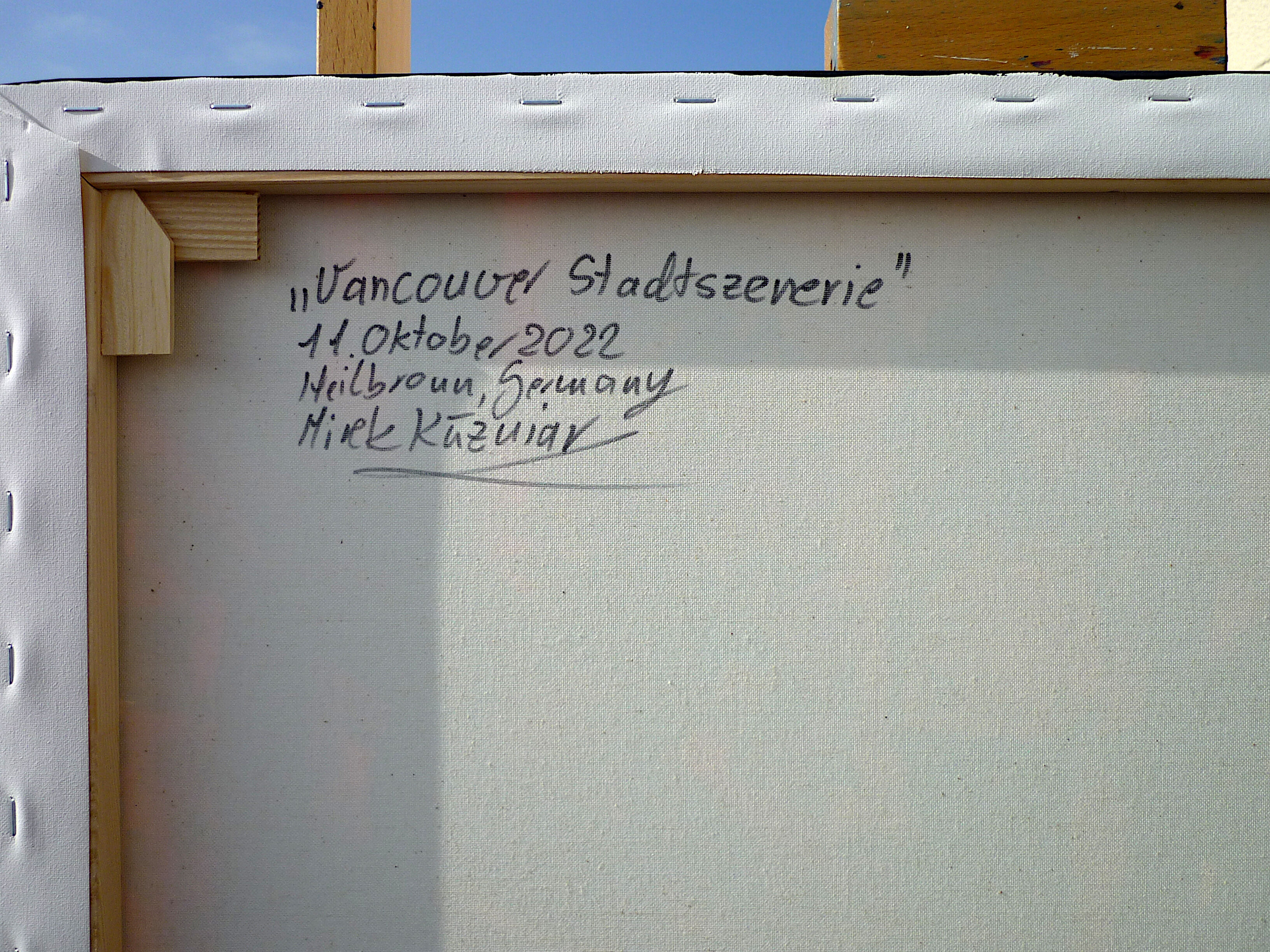Bild "Vancouver Stadtszenerie" (2022)