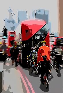 Picture "Red Bus" (2023)