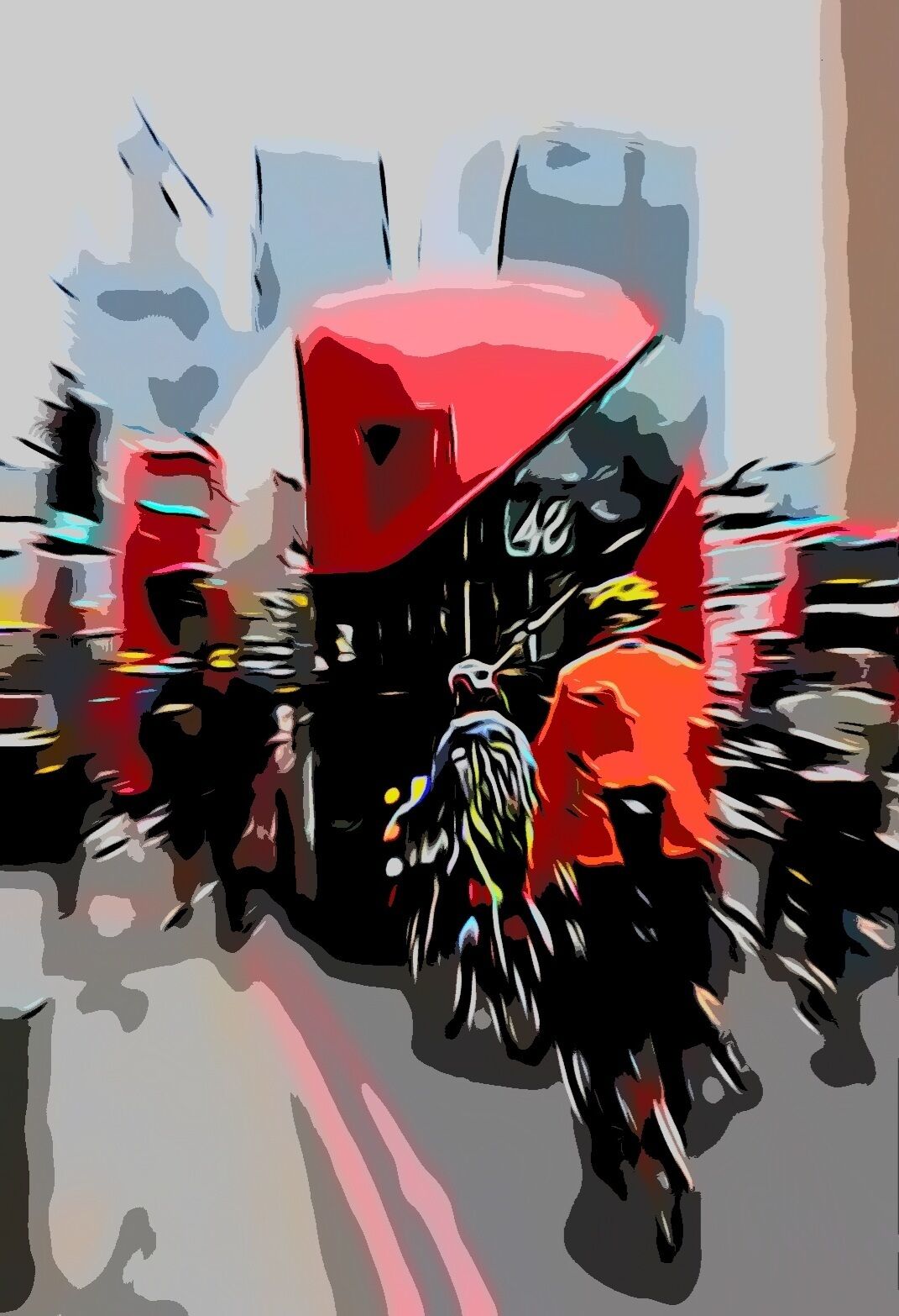 Picture "Red Bus" (2023)