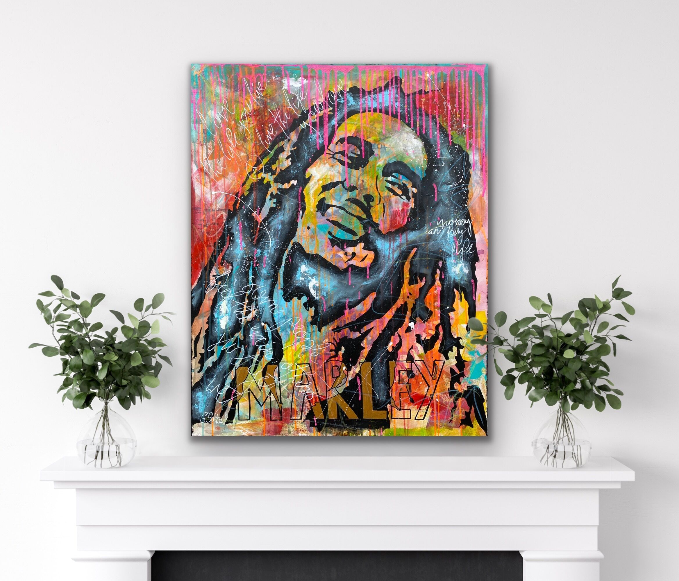 Picture "money can't buy life - Bob Marley" (2022)
