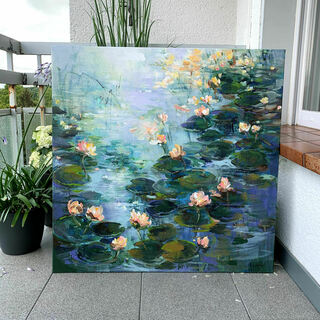 Bild "Lily pond" (2022)