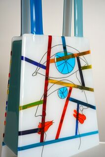Skulptur "Glastasche  Love" (2024)