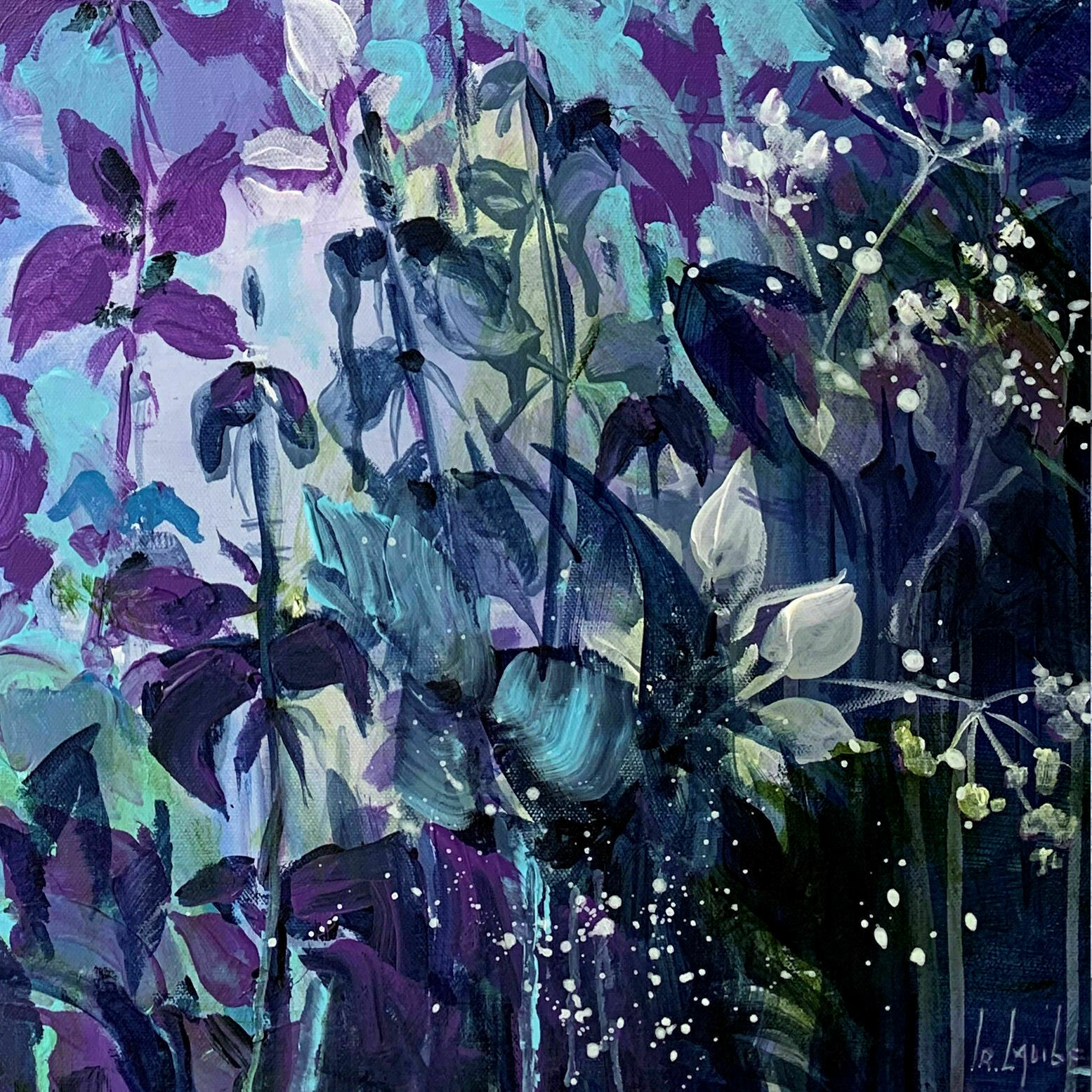 Picture "Blue garden" (2023)