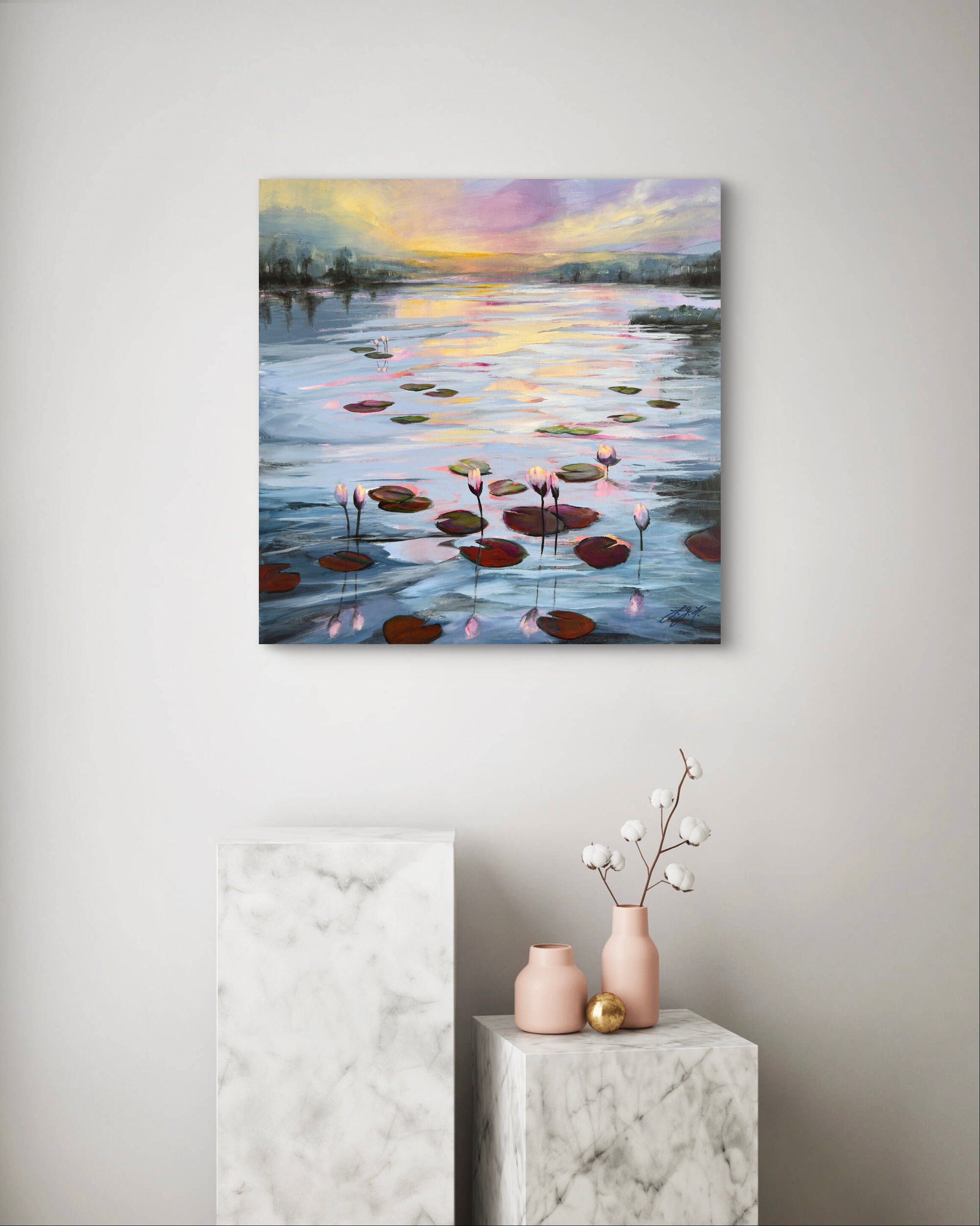 Picture "Water Lilies Land 1" (2025)