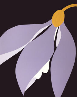 Bild "Snowdrop in Lavender on Blue Violet" (2025)